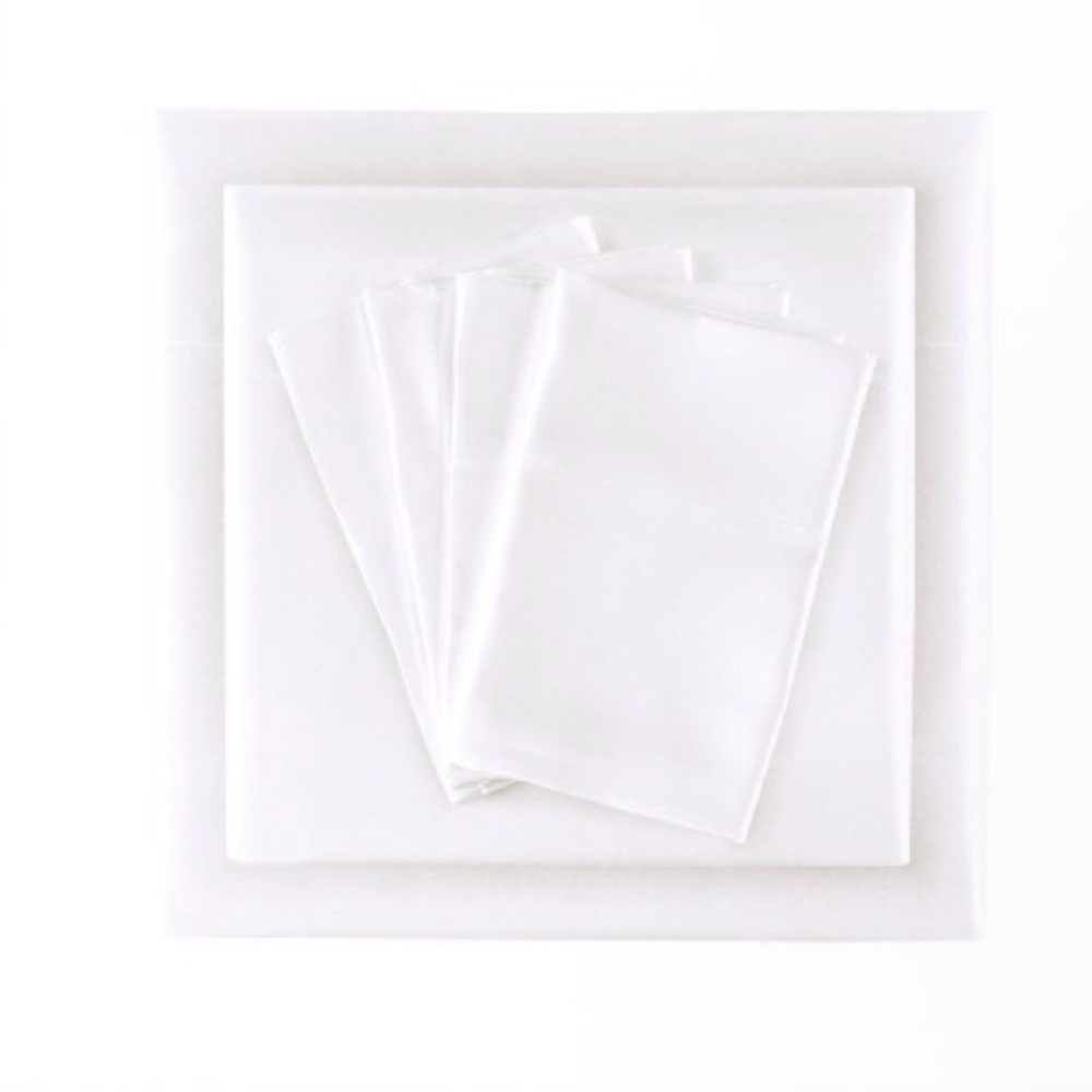 Madison Park Satin Wrinkle-Free Luxurious 6-Piece Sheet Set - King